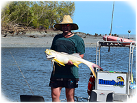 Luke Agosta with a good Threadie,  from Cairns QLD.