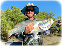 Cuddly salt water Barramundi